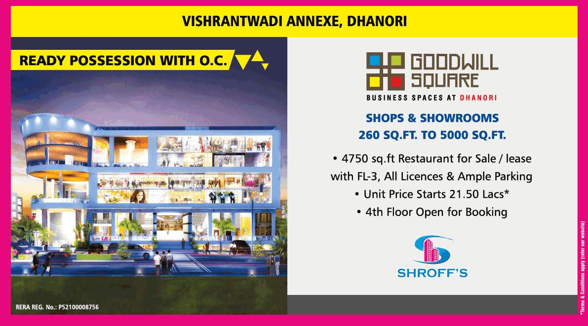 Choice Goodwill Square is ready possession with OC in Pune